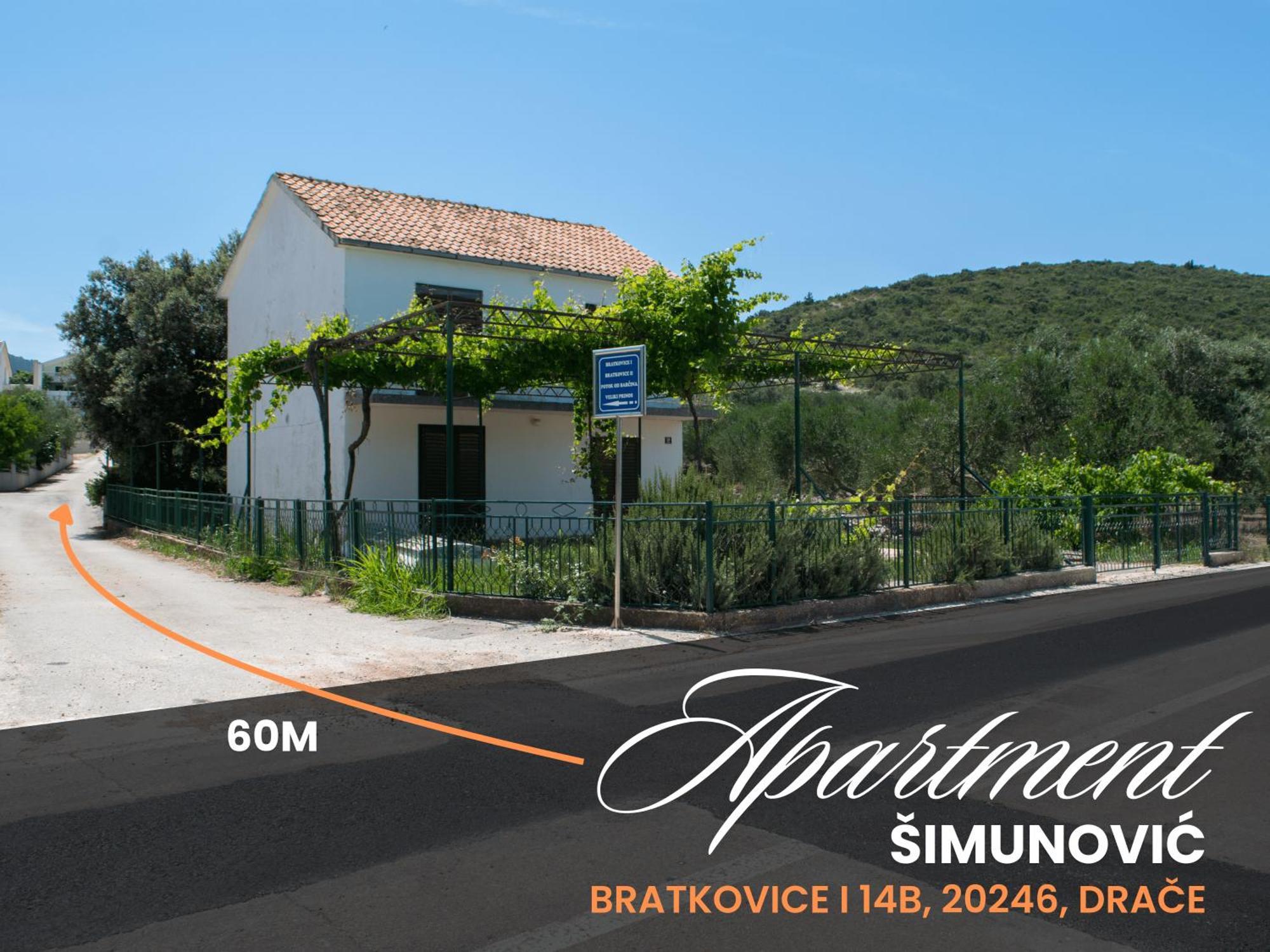 Apartment Simunovic Drače Εξωτερικό φωτογραφία
